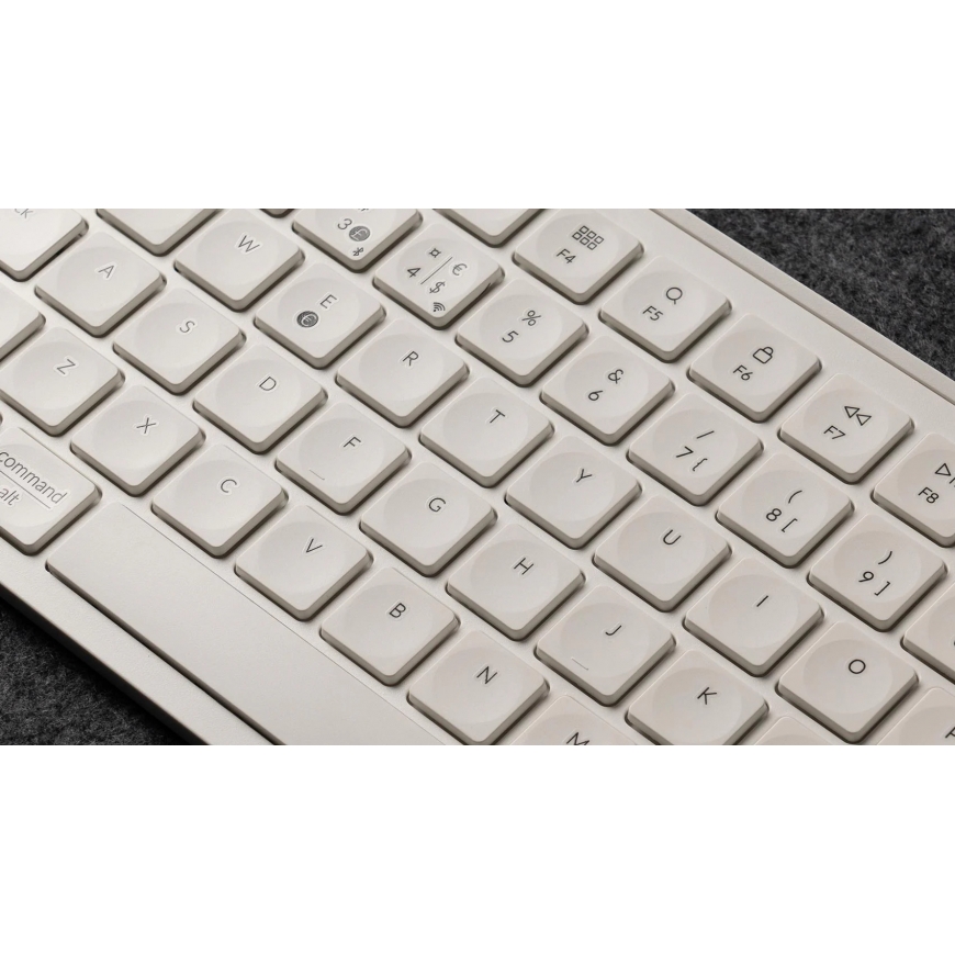 Keychron B1 Pro Ultra-Slim juhtmevaba klaviatuur, valge – 2