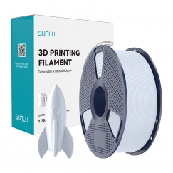 Sunlu kõrge kiirus PLA filament - Valge
