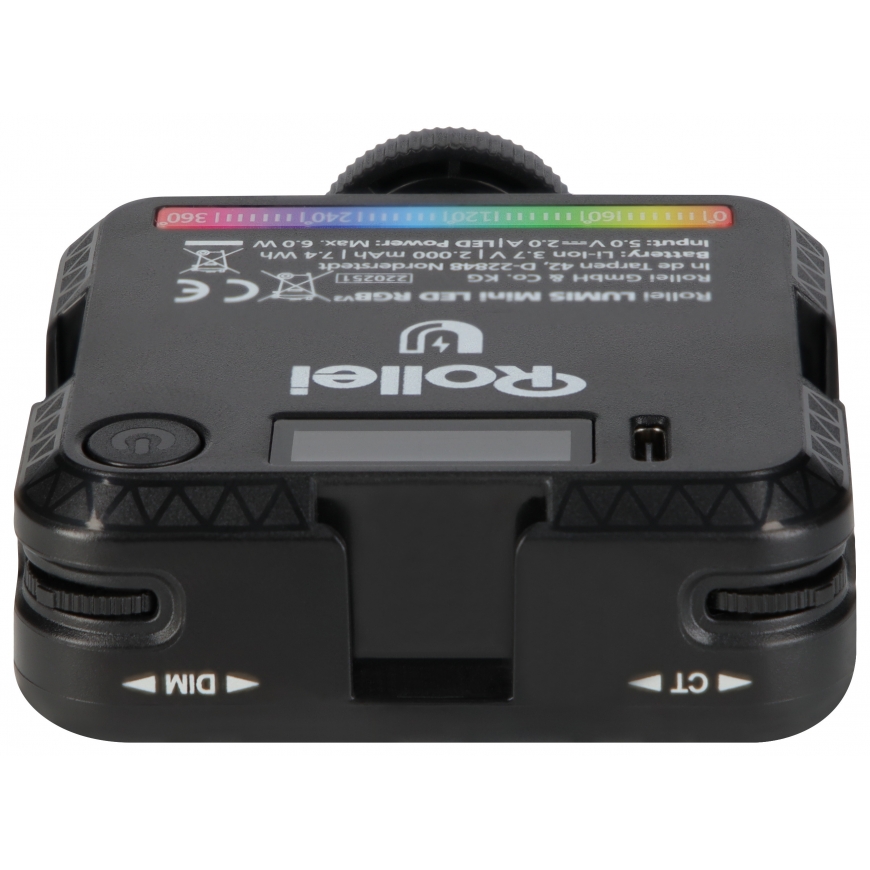 Rollei LUMIS Mini LED RGB LED-valgusallikas – 3