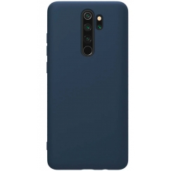 Xiaomi Note 8 Pro Nano Silikoninė Danga Minkštas Liečiamas TPU Tamsiai Mėlyna