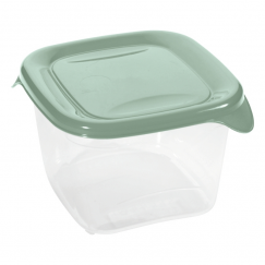 Pārtikas trauciņš kvadrāts 0,45L Fresh&Go zaļš