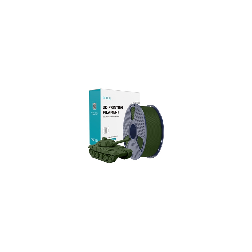Sunlu PLA+ High-Speed Olive Filament – 2