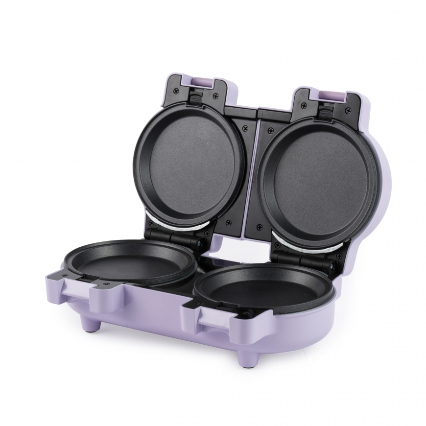 Giles & Posner EK5923GSPPVDE Kaksinkertainen Snack- ja Waffle-leivontakone – 2