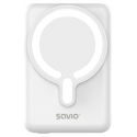 Enerģijas krātuve SAVIO Power Bank Magnetic 10000mAh 20W White Enerģijas krātuve SAVIO Power Bank Magnetic 10000mAh 20W White