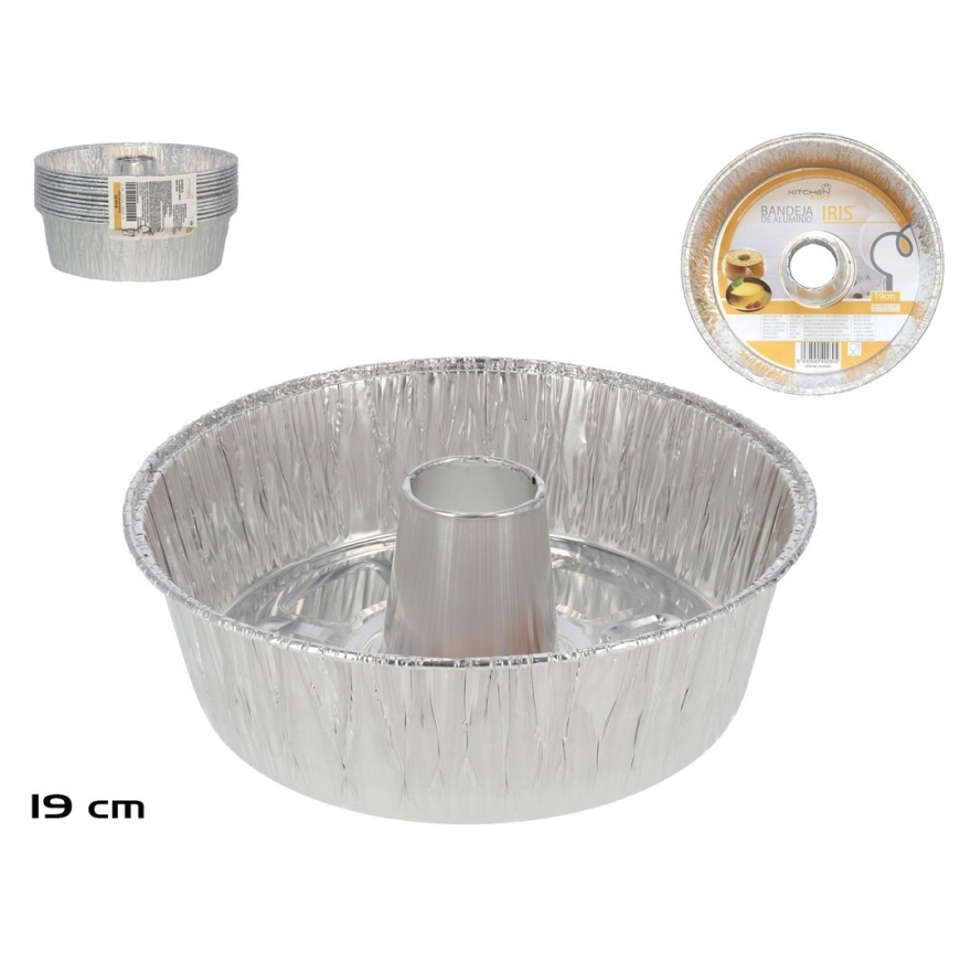 Aluminum baking form, 6 X 19,5 X 19,5 Cm, KITCHEN&GO