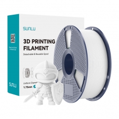Sunlu PLA+ filamento (balta)