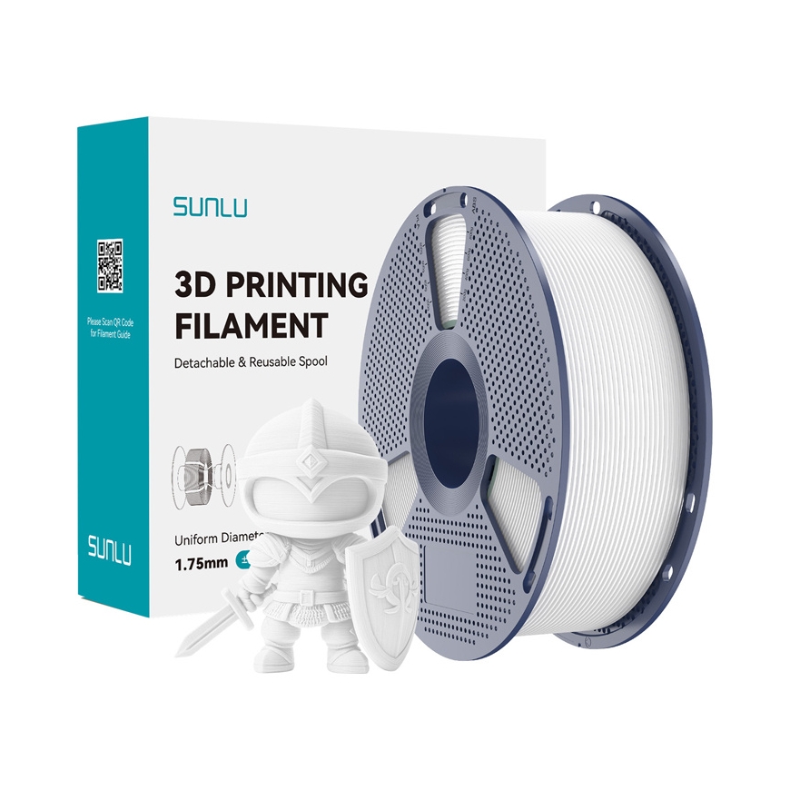 Sunlu PLA+ filament (valge)