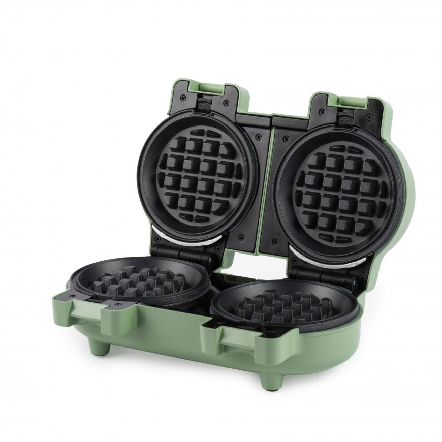 Giles & Posner EK5922GSGRVDE Double Waffle Maker – 2