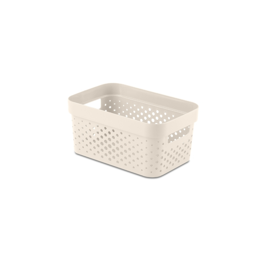 Kaste Infinity Recycled 4,5L 27x19x12cm oāzes balta