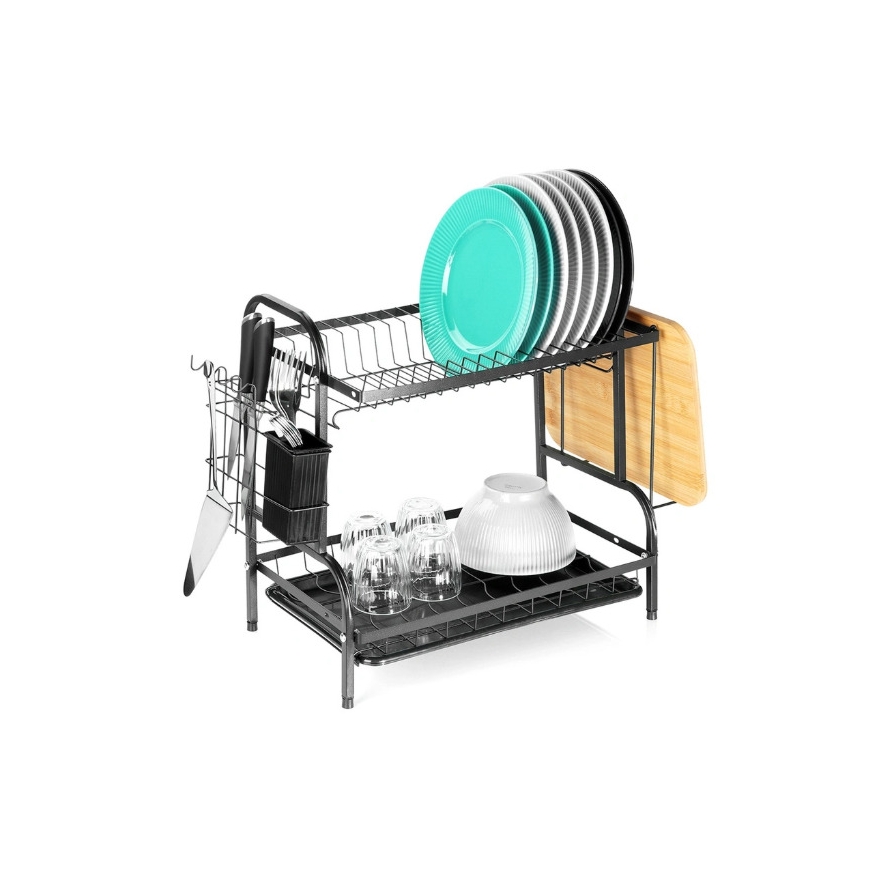 Dviejų aukštų indų džiovyklė 52 x 24.5 x 40 cm, 229301, VILDE