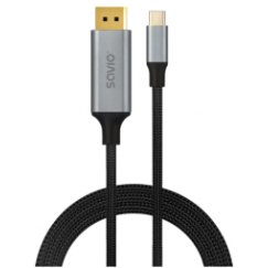 Kabelis SAVIO USB-C - DisplayPort 1.4 1080P|240Hz 8K|60Hz 2m