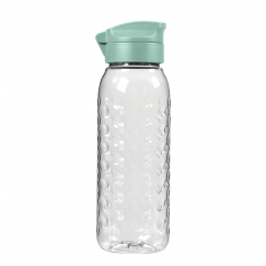 Dots butelis 0,45 l skaidrus|žalias