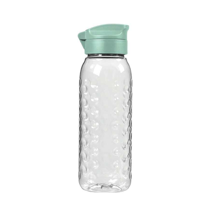 Dots Bottle 0.45L transparent|green