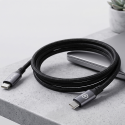 Blavec Cable Zumi braided - Type C to Type C - PD 60W 3A LCD dis Blavec Cable Zumi braided - Type C to Type C - PD 60W 3A LCD dis