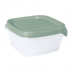 Maisto konteinerių rinkinys, 3 vnt., kvadratiniai, 3 x 0,8 l, „F