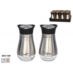 Roostevabast terasest soolatoos 120 ml, 11 x 6 x 6 cm, KITCHEN&G