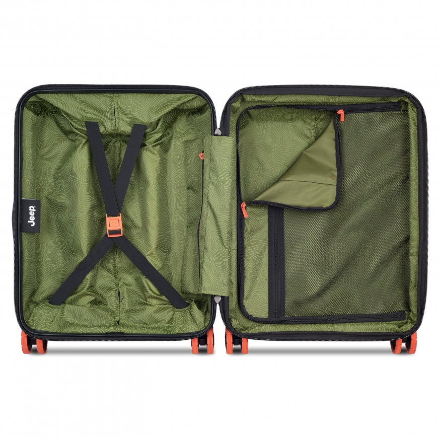 Delsey Jeep JH001A Чемодан Cabin TR Slim, 55 см, зеленый – 3