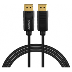 Kabelis SAVIO DisplayPort 1.4 1080P|240Hz 8K|60Hz 1m