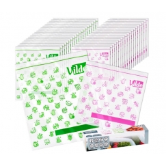 40-Pack Ziplock Food Bags, 229163, VILDE