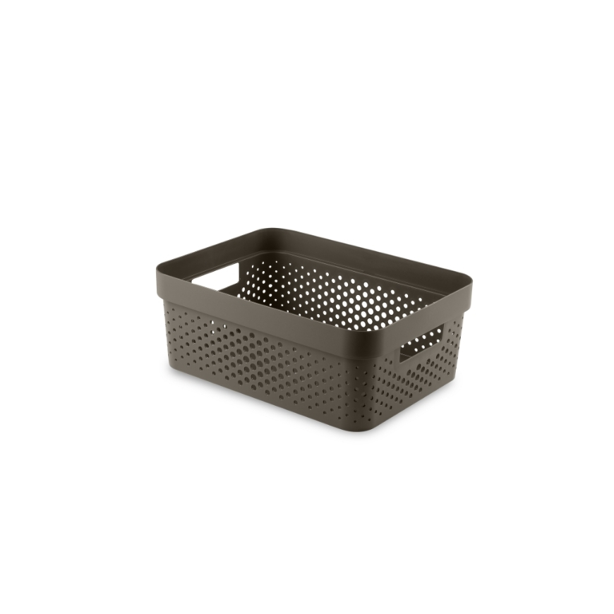 Dėžė „Infinity Recycled“ 11 l, 36 x 27 x 14 cm, ruda
