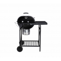 Anton Oliver Fire 57 cm enamelled charcoal grill with side table