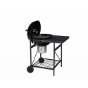 Anton Oliver Fire 57 cm enamelled charcoal grill with side table