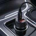 Blavec Car charger BS-03B-C Carbon - USB + Typ C - QC 3.0 18W P Blavec Car charger BS-03B-C Carbon - USB + Typ C - QC 3.0 18W P