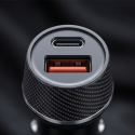 Blavec Car charger BS-03B-C Carbon - USB + Typ C - QC 3.0 18W P Blavec Car charger BS-03B-C Carbon - USB + Typ C - QC 3.0 18W P