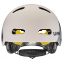 Uvex Kid 4 Style MIPS dviratinis šalmas 51 - 55 cm, dirt šiltai pilkas matinė spalva