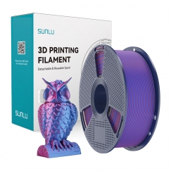 Sunlu PLA+ Silk Kahekordne Värviline Filament (Punane ja Sinine)
