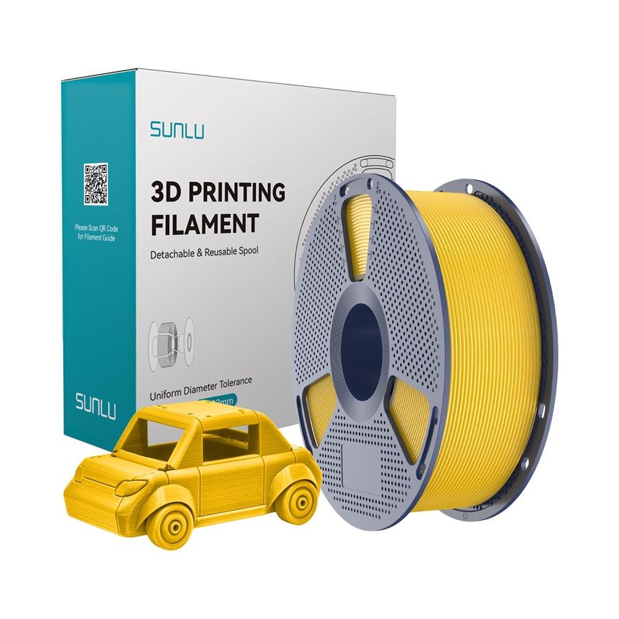 Sunlu PETG Filament (Bright Yellow)