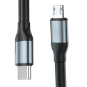 3mk Hyper Cable N-SERIES USB-C | MicroUSB 1m QC 3.0 5V|2A 10W - 3mk Hyper Cable N-SERIES USB-C | MicroUSB 1m QC 3.0 5V|2A 10W -