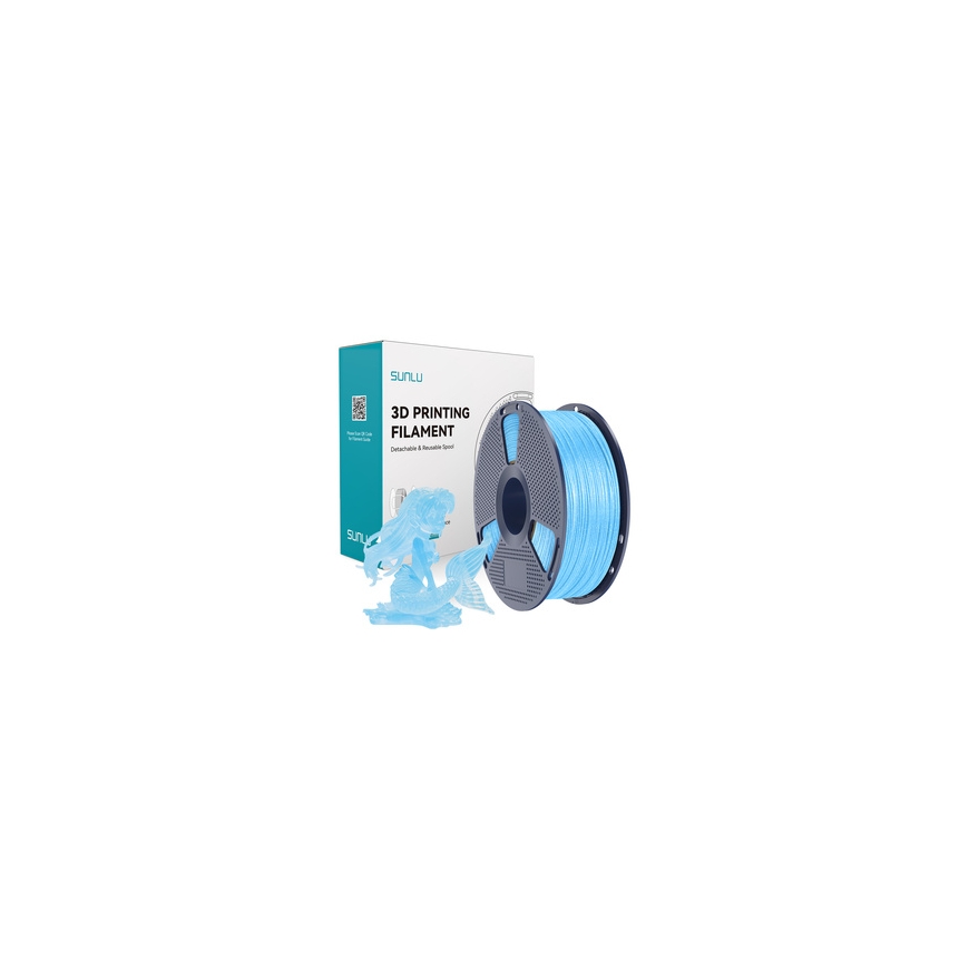 SUNLU PLA Filament (Shiny Blue) – 2