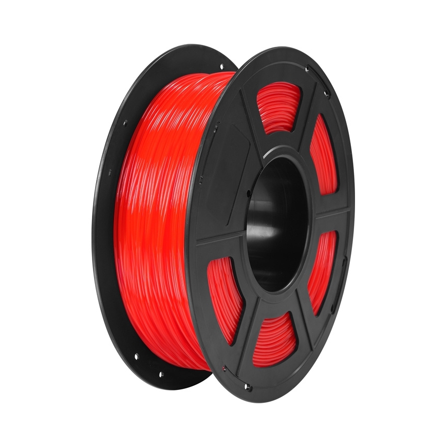 Филамент Anycubic TPU (Прозрачный Красный) 1 кг