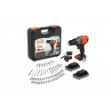 BLACK & DECKER 18V Iskuvasara 2 x 18V 2.0Ah akulla