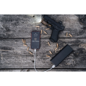 Tactical Smooth Thread Cable USB-A|USB-C 0.3m Black
