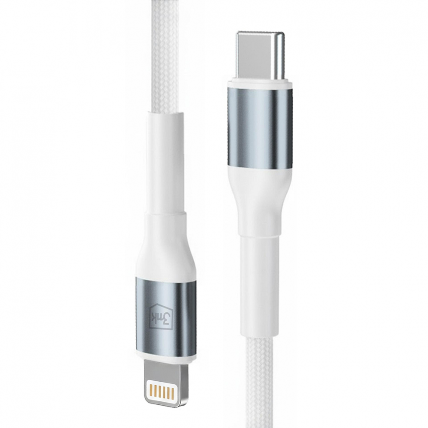3mk Hyper Cable N-SERIES USB-C | Lightning 3m PD 3.0 9V|3A 27W - – 3