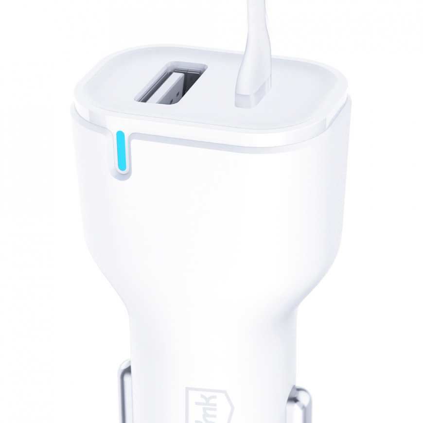3mk Car Charger 20W PD3.0 QC 3.0 USB 1A1C - White – 2