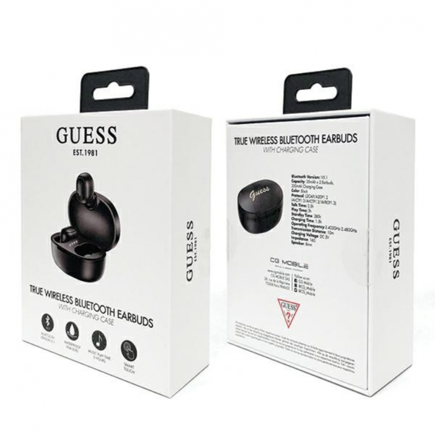 Guess Bluetooth earphones TWS GUTWST30BK black – 4