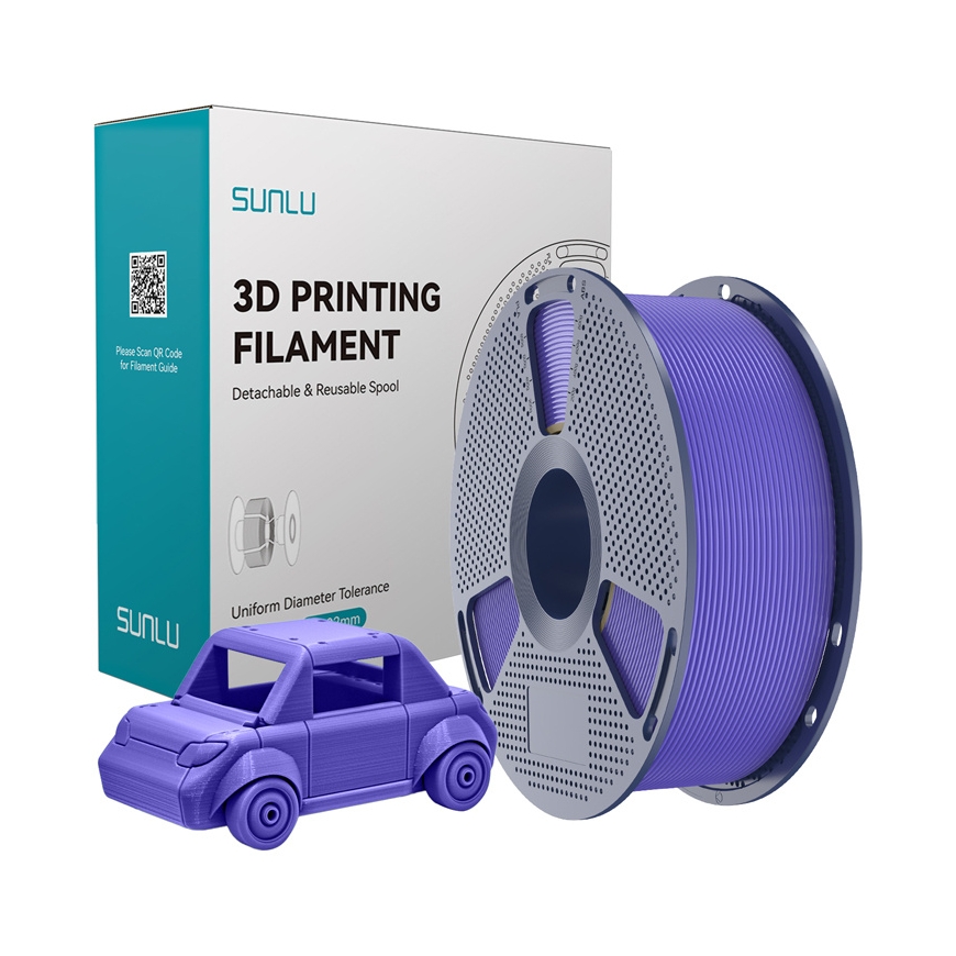 Sunlu PETG filament (Lavender Purple)