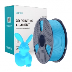 Filaments Sunlu PLA spīdošs tumsā (zils)