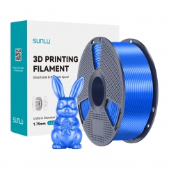Sunlu PLA+ Silk Filaments (zilā)