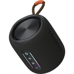 AuraBass 2 - Bluetooth kõlar - Portatiivne kõlar Bluetoothiga - Traadita muusika kast - 7 tundi Must