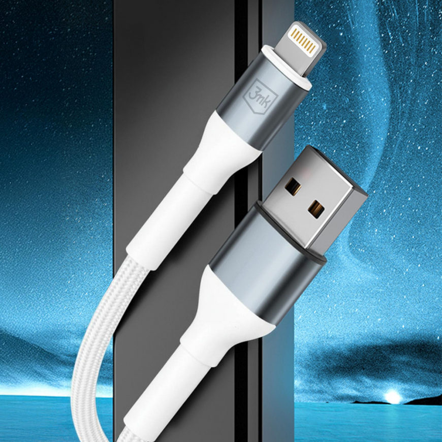 3mk Hyper Cable N-SERIES USB-A | Lightning 1m QC 3.0 5V|2.4A 12W – 4