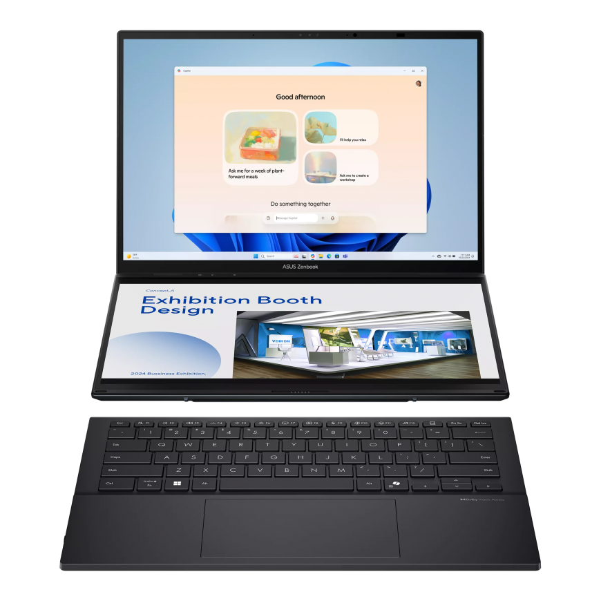 Asus Zenbook Duo UX8406CA-QL358X | Rašalo pilkos spalvos | 14" | OLED | – 4