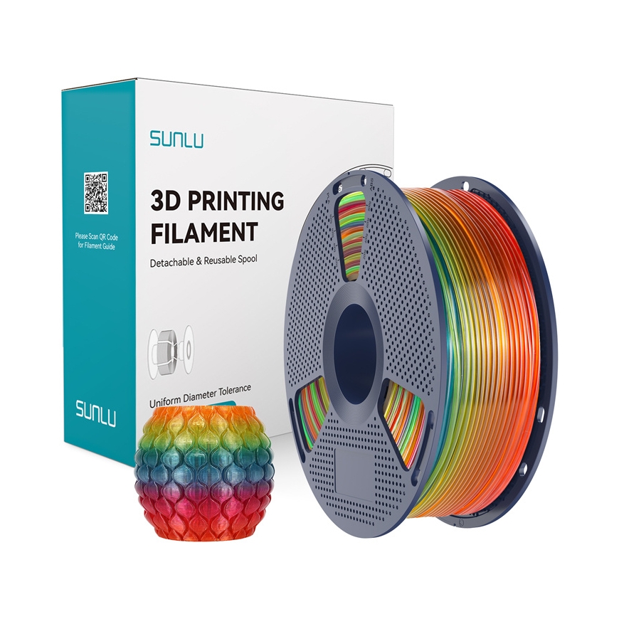 Sunlu PLA Transparent (Rainbow) 01 Filament