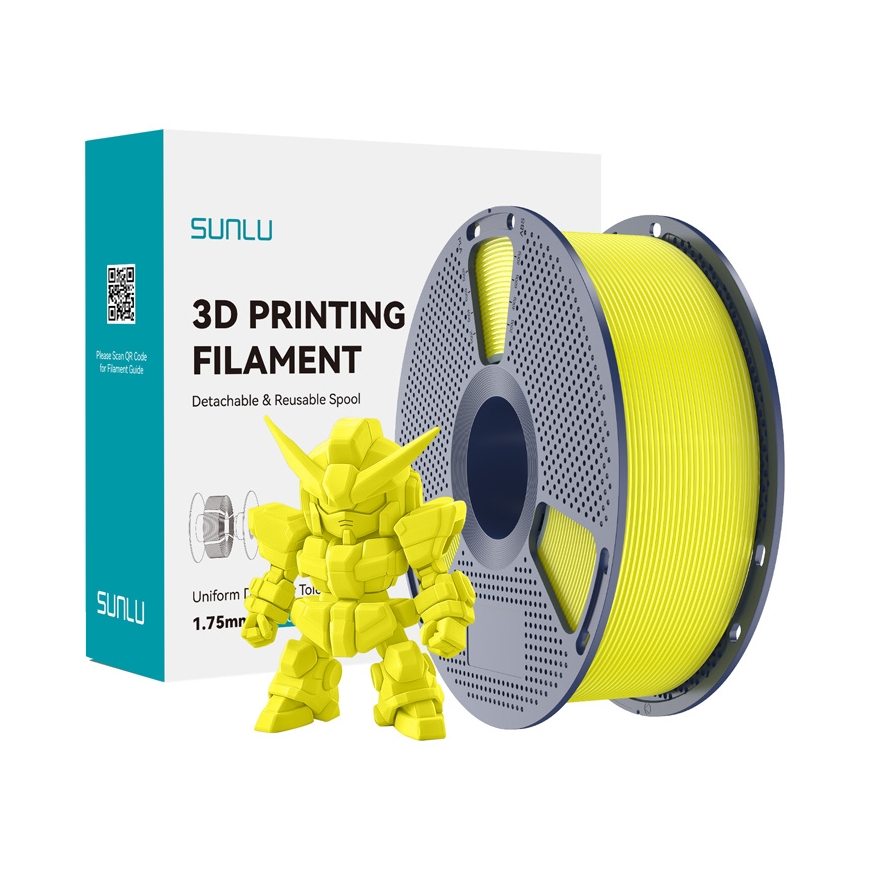Sunlu PLA+ 2.0 Filament (Geltona)