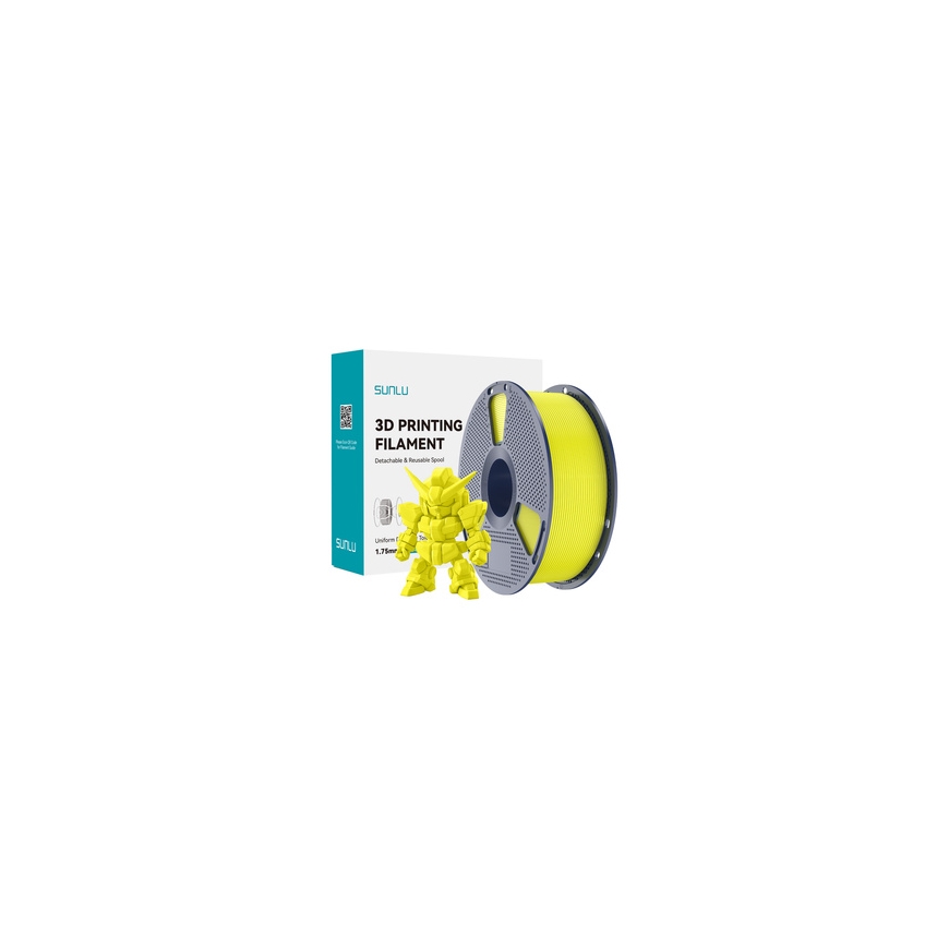 Sunlu PLA+ 2.0 filaments (dzeltena) – 2