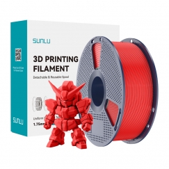 Sunlu PLA+ 2.0 filaments (sarkans)
