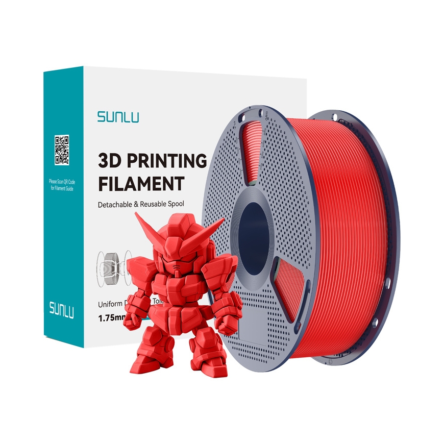 Sunlu PLA+ 2.0 Филамент (Красный)